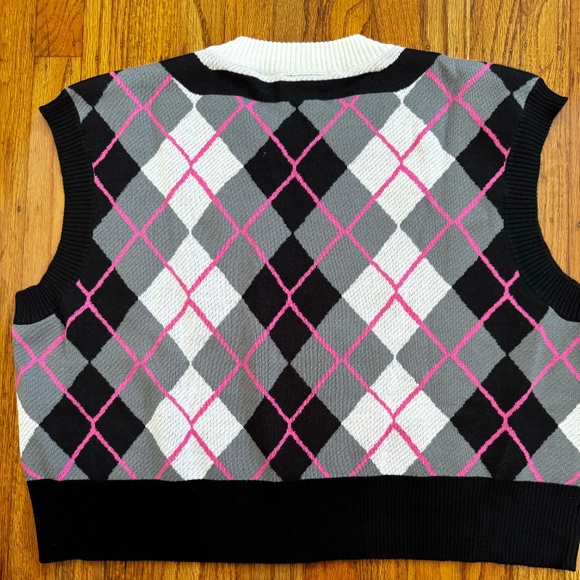 LAZY OAF G.E.M Shirt & Tie Sweater Vest, SIZE 20 (UK 24) - Picture 4 of 6